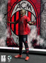 Custom 1/6 Rafael Leão Football Figure – AC Milan Home Kit Rossoneri Winger Edition - Image 8