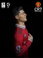 Custom 1/6 Cristiano Ronaldo Football Figure – Manchester United Meditation Celebration Hair-Transplant Edition - Image 8