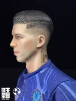 Custom 1/6 Enzo Fernández Football Figure – Chelsea FC Home Kit Midfield Maestro Edition - Image 3