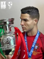 Custom 1/6 Cristiano Ronaldo (CR7) Football Figure – UEFA Euro 2016 Champion Hair-Transplant Edition - Image 9
