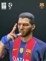 Custom 1/6 Luis Suárez Football Figure – FC Barcelona MSN Era Edition - Image 8
