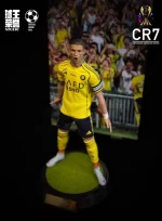 Custom 1/6 Cristiano Ronaldo (CR7) Football Figure – Al Nassr Saudi Super Cup Final SIUU Celebration Hair-Transplant Current Stars Edition