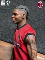 Custom 1/6 Rafael Leão Football Figure – AC Milan Home Kit Rossoneri Winger Edition - Image 7