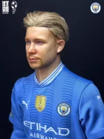 Custom 1/6 Kevin De Bruyne Football Figure – Manchester City 2024 Season New Hairstyle Hair-Transplant Edition - Image 2