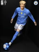 Custom 1/6 Kevin De Bruyne Football Figure – Manchester City 2024 Season New Hairstyle Hair-Transplant Edition