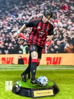 Custom 1/6 Filippo Inzaghi (Super Pippo) Football Figure – AC Milan Home Kit Rooted Hair Edition - Image 3