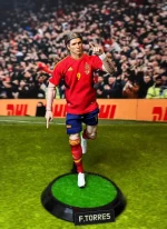 Custom 1/6 Fernando Torres Football Figure – Spain Euro 2012 Champion Hair-Transplant Edition Set - Image 2