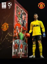 Custom 1/6 David De Gea Goalkeeper Football Figure – Manchester United Home Kit Beard-Transplant Set - Image 5