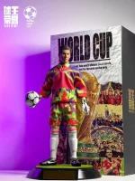 Custom 1/6 Jorge Campos Goalkeeper Figure – Mexico Retro Legend Colorful Kit Set - Image 3