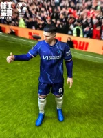 Custom 1/6 Enzo Fernández Football Figure – Chelsea FC Home Kit Midfield Maestro Edition - Image 5