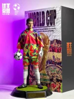 Custom 1/6 Jorge Campos Goalkeeper Figure – Mexico Retro Legend Colorful Kit Set