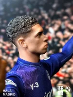 Custom 1/6 Jude Bellingham Football Figure – Real Madrid x Y-3 Collaboration Kit Limited Edition - Image 5