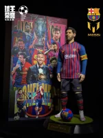 Custom 1/6 Lionel Messi Football Figure – FC Barcelona 2018-19 Captain Season Hair-Transplant Legends Edition