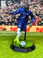 Custom 1/6 N’Golo Kanté Football Figure – Chelsea FC Home Kit Midfield Engine Edition - Image 4