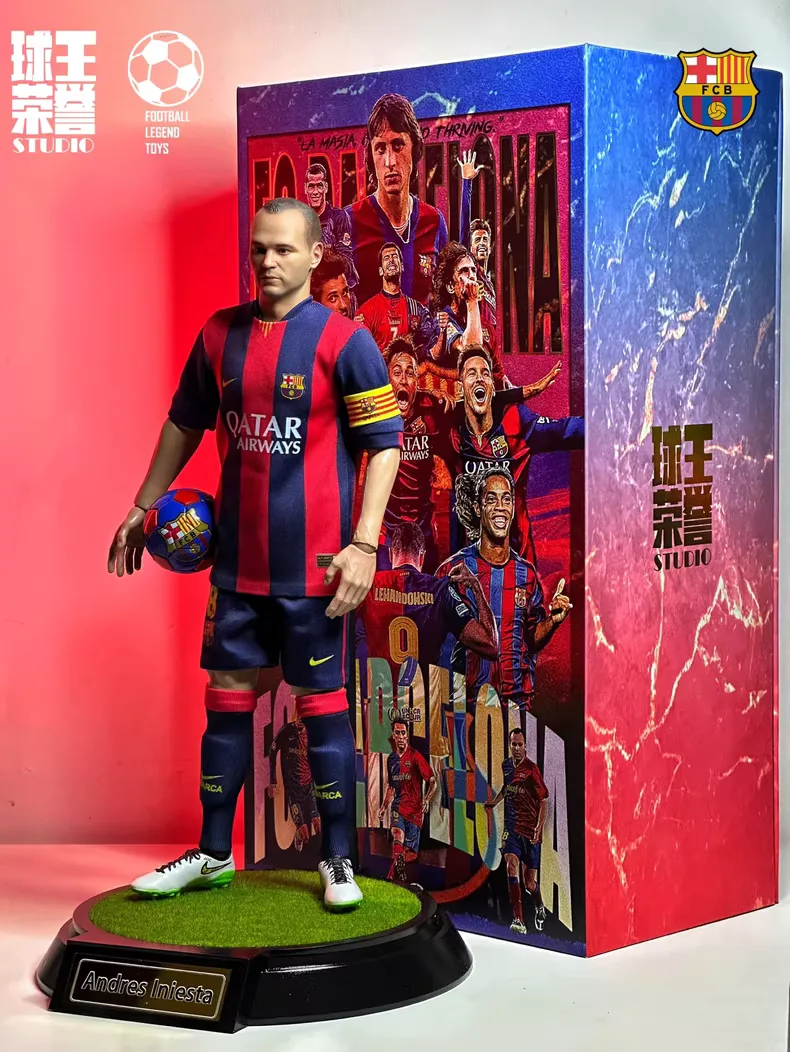 O1CN01Gjcscs1vJffY372pm_4611686018427382520-0-fleamarket.jpg_790x10000Q90.jpg_.webp Custom 1/6 Andrés Iniesta Football Figure – FC Barcelona Final Kit Legends Edition - Image 1