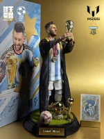 Custom 1/6 Lionel Messi Football Figure – Argentina 2022 World Cup Coronation Champion Set - Image 3