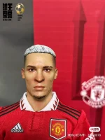 Custom 1/6 Antony Football Figure – Manchester United Home Kit Edition - Image 2