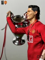 Custom 1/6 Cristiano Ronaldo Football Figure – Manchester United 2008 Champions League Final Moscow Hair-Transplant Edition - Image 3