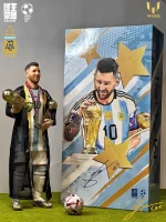 Custom 1/6 Lionel Messi Football Figure – Argentina 2022 World Cup Coronation Champion Set