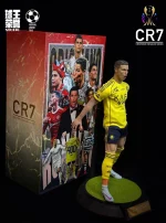 Custom 1/6 Cristiano Ronaldo (CR7) Football Figure – Al Nassr Saudi Super Cup Final SIUU Celebration Hair-Transplant Current Stars Edition - Image 3