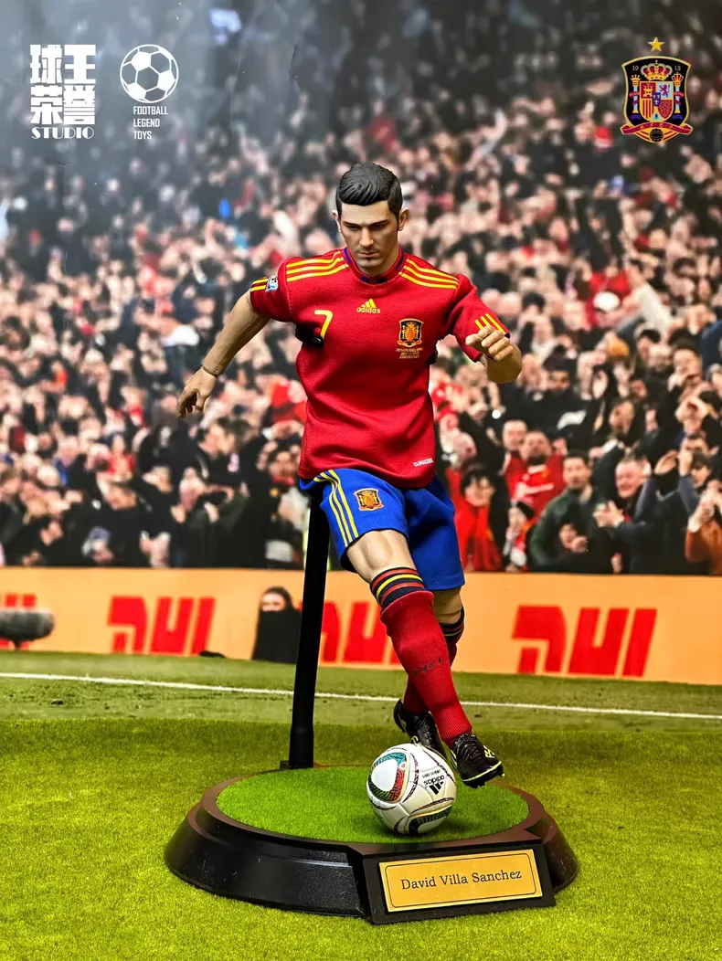 O1CN01Kti7Mm1vJffB6vJzs_4611686018427382520-0-fleamarket.jpg_790x10000Q90.jpg_.webp Custom 1/6 David Villa Football Figure – Spain 2010 World Cup Champion Iconic Legends Edition - Image 1