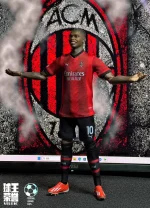 Custom 1/6 Rafael Leão Football Figure – AC Milan Home Kit Rossoneri Winger Edition - Image 5