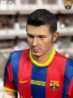 Custom 1/6 David Villa Football Figure – FC Barcelona Home Kit Legends Edition - Image 5