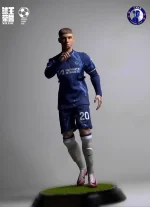 Custom 1/6 Cole Palmer Football Figure – Chelsea FC 2024/25 Home Kit Playmaker Edition - Image 7