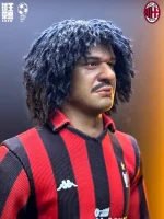 Custom 1/6 Ruud Gullit Football Figure – AC Milan Legends Rooted-Hair Edition - Image 3