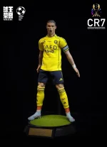 Custom 1/6 Cristiano Ronaldo (CR7) Football Figure – Al Nassr Saudi Super Cup Final SIUU Celebration Hair-Transplant Current Stars Edition - Image 5