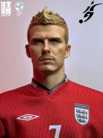 Custom 1/6 David Beckham Football Figure – England World Cup 2002 Away Kit Legends Edition