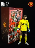 Custom 1/6 David De Gea Goalkeeper Football Figure – Manchester United Home Kit Beard-Transplant Set - Image 6