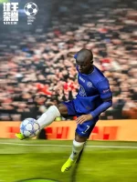 Custom 1/6 N’Golo Kanté Football Figure – Chelsea FC Home Kit Midfield Engine Edition - Image 3