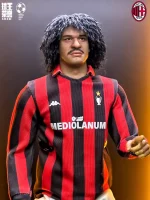 Custom 1/6 Ruud Gullit Football Figure – AC Milan Legends Rooted-Hair Edition