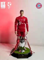 Custom 1/6 Robert Lewandowski Football Figure – Bayern Munich 2019–20 Champions League Winner Set - Image 6