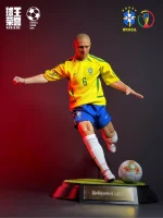 Custom 1/6 Roberto Carlos Football Figure – Brazil 2002 World Cup Legends Set