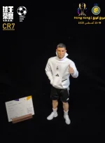 Custom 1/6 Cristiano Ronaldo (CR7) Football Figure – 2025 Hong Kong Visit Al Nassr Travel Outfit Hair-Transplant Edition - Image 7