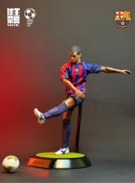 Custom 1/6 Rivaldo Football Figure – Barcelona Brazilian Legend Home Kit Set - Image 5