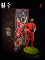 Custom 1/6 Mohamed Salah Football Figure – Liverpool Hair and Beard Transplant Edition Set - Image 7