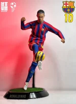 Custom 1/6 Ronaldinho Football Figure – FC Barcelona Legends Set - Image 8
