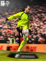 Custom 1/6 Ronaldinho Gaúcho Football Figure – FC Barcelona Classic Away Kit Legends Edition - Image 8