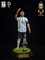 Custom 1/6 Lionel Messi Football Figure – Argentina Finalissima Champion Legends Set - Image 7