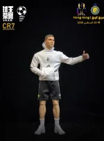 Custom 1/6 Cristiano Ronaldo (CR7) Football Figure – 2025 Hong Kong Visit Al Nassr Travel Outfit Hair-Transplant Edition - Image 8