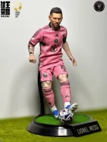 Custom 1/6 Lionel Messi Football Figure – Inter Miami CF 2024 Season Pink Kit MLS Edition - Image 6