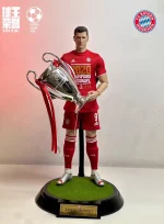 Custom 1/6 Robert Lewandowski Football Figure – Bayern Munich 2019–20 Champions League Winner Set - Image 9