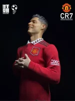 Custom 1/6 Cristiano Ronaldo Football Figure – Manchester United Meditation Celebration Hair-Transplant Edition - Image 4
