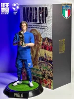 Custom 1/6 Andrea Pirlo Football Figure – Italy 2006 World Cup Champion Hair-Transplant Legends Edition