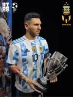 Custom 1/6 Lionel Messi Football Figure – Argentina Finalissima Champion Legends Set - Image 3