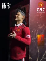 Custom 1/6 Cristiano Ronaldo Football Figure – Manchester United Meditation Celebration Hair-Transplant Edition