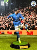 Custom 1/6 Phil Foden Football Figure – Manchester City Home Kit Set - Image 5